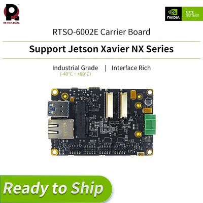 RTSO-6002E Carrier Board para Jetson Xavier NX Module NVIDIA parceiro oficial em tempo real