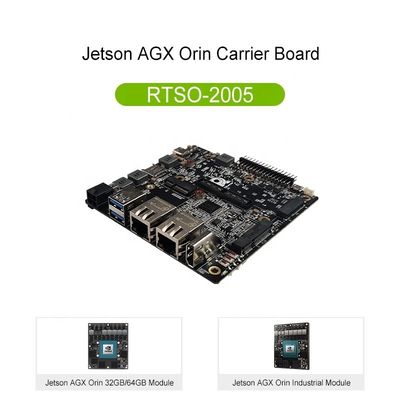 32GB RTSO-2005 Nvidia Jetson AGX Orin Carrier Board para Desenvolvimento de IA pela Nvidia