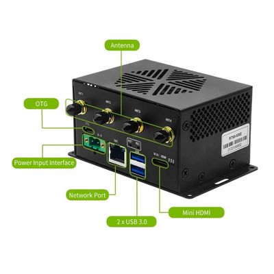 Waveshare Jetson Orin NX 16GB Modulo Embedded AI Case para Feiyun Smart Box