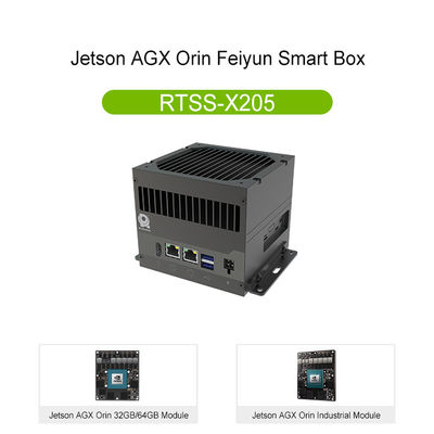 8 Interface da câmera GMSL Jetson AGX Orin Kit de desenvolvimento 32GB RTSS-X205-GMSL com dissipador de calor