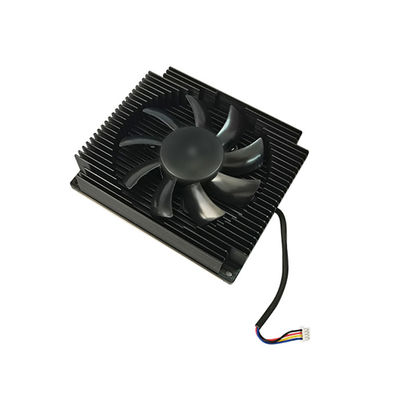 Ventilador de refrigeração de transistores elevados para dissipadores de calor de materiais compostos de alta condutividade térmica