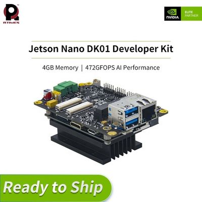 NVIDIA Jetson Nano Developer Kit RTS-NANO-DK01 com 4GB de RAM e caixa de câmera incorporada