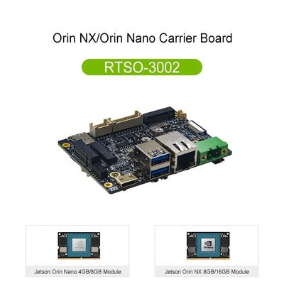 Realtimes AI Modulo de Inteligência Artificial Orin Nano/Orin NX Modulo de Desenvolvimento Board RTSO-3002 Industrial Carrier Board