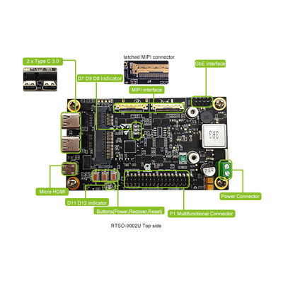 RTSO-9002U placa de transportador para desenvolvimento incorporado NVIDIA Jetson TX2 TX2i TX2 4GB